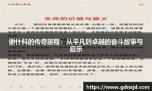 谢什科的传奇旅程：从平凡到卓越的奋斗故事与启示