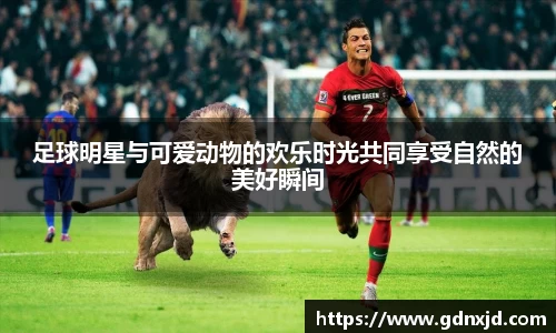 足球明星与可爱动物的欢乐时光共同享受自然的美好瞬间